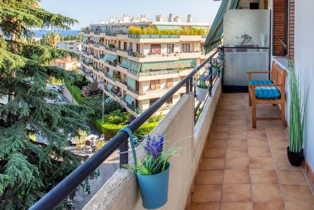 L45 Suite St Marguerite Sea View/ Balcon, Parking Wifi Nice Bagian luar foto